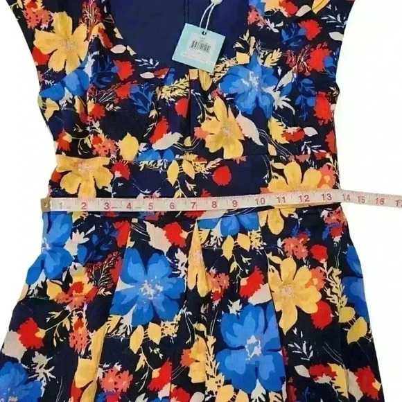 Anthropology Plenty by Tracy Reese Tania Cap-Sleeve Fit-and-Flare Dress $159 - Picture 7 of 11